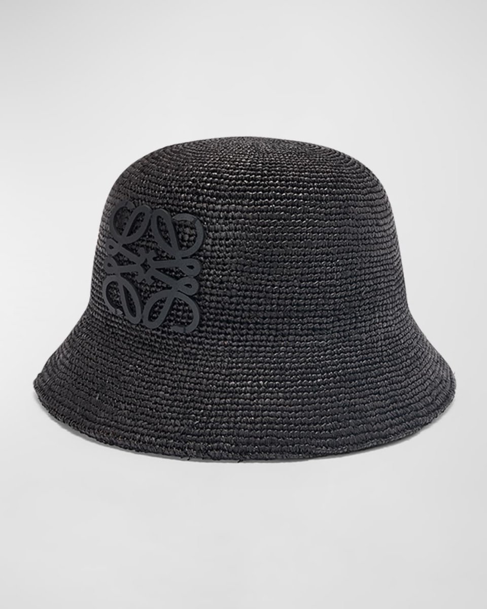 Anagram Raffia Bucket Hat